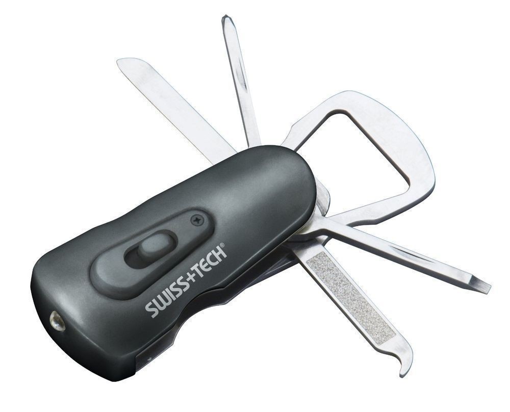 Genuine SWISS+TECH Swivel Tool ST60320 8-in-1 Knife Multi Tool In clamshell