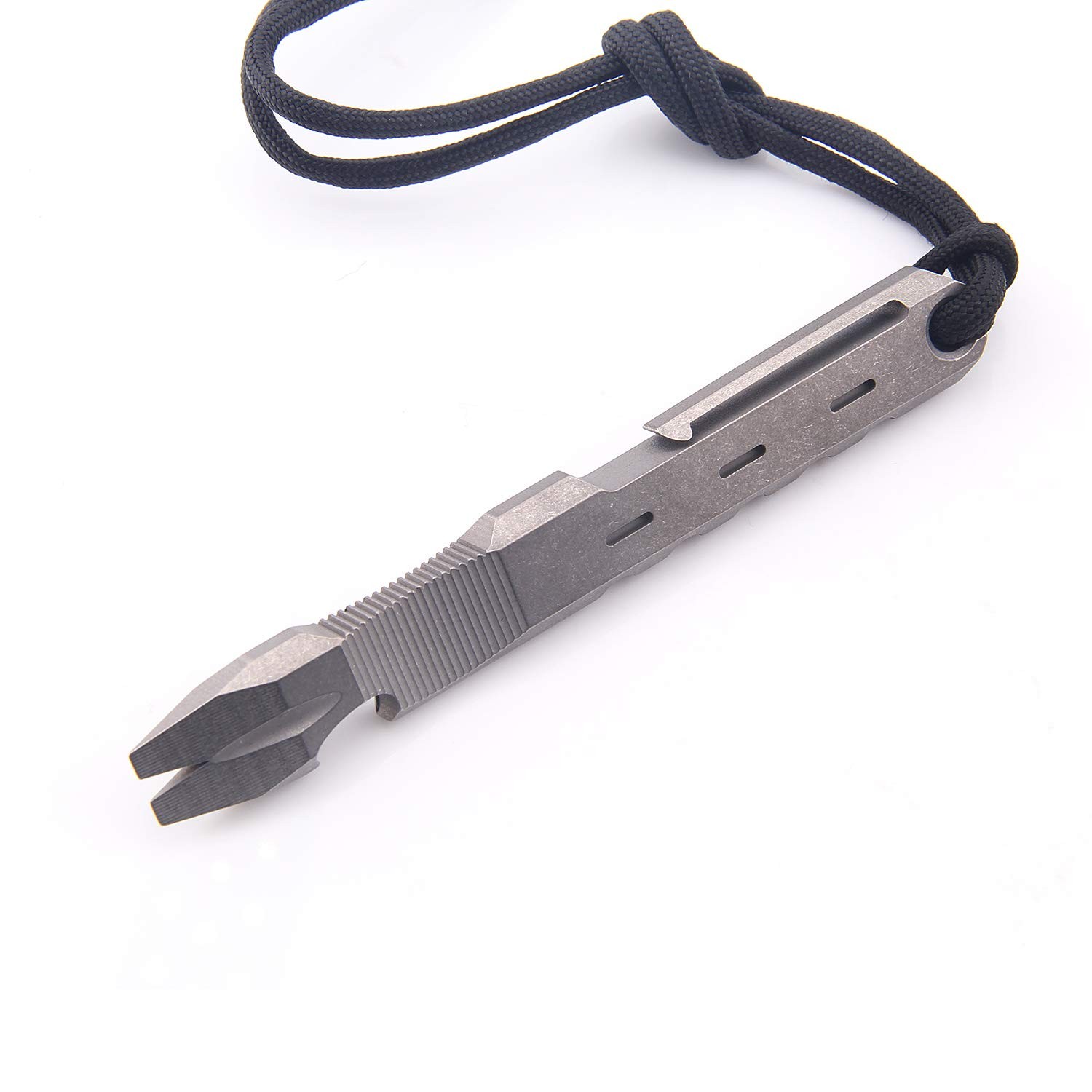 Hamans Titanium Pry Bar with Nail Puller Bottle Opener Function with Pocket C…