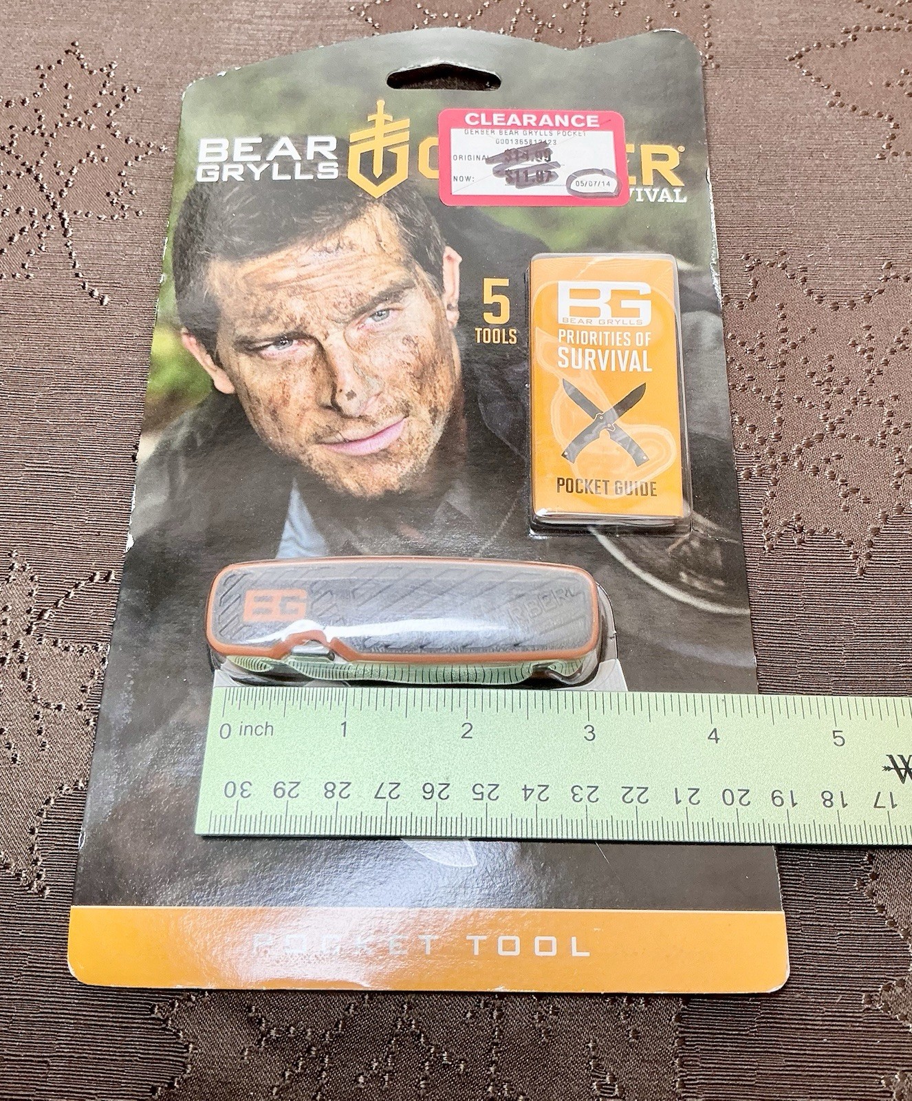 Gerber Bear Grylls Survival 5 Function Pocket Tool 8970513B1 Discontinued