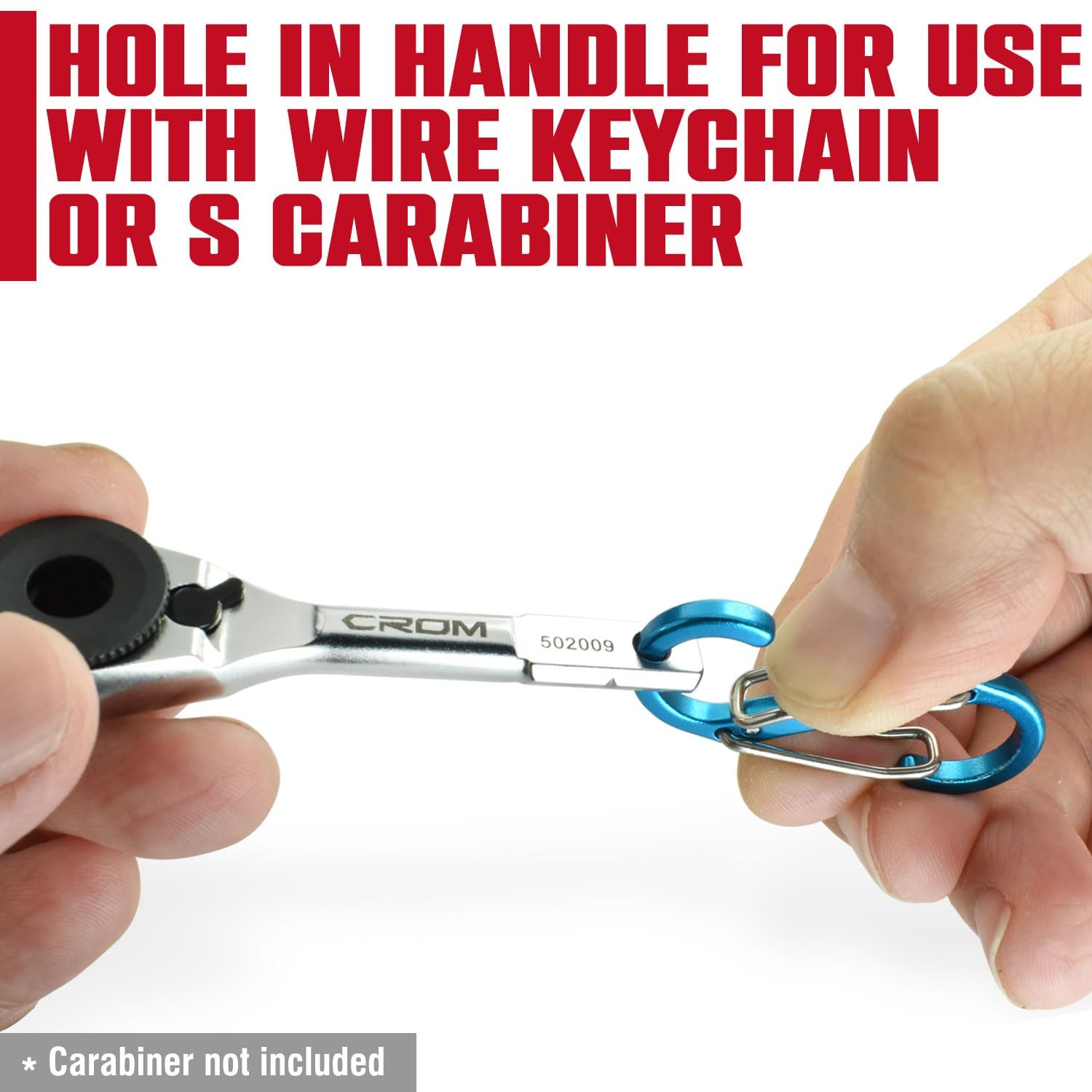 Leatherman Compatible Mini Ratchet Wrench EDC Style Multitool Accessory Tool