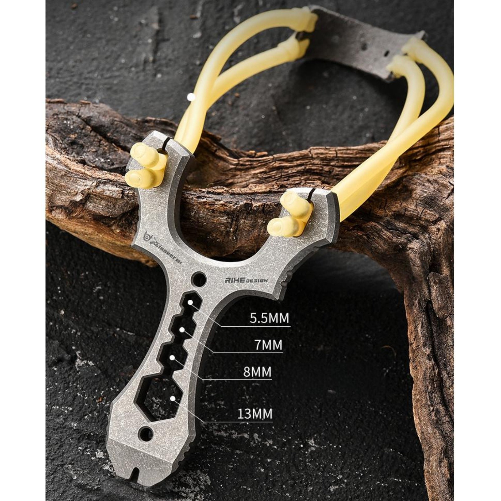 Titanium Alloy Slingshot EDC Multi Tool Outdoor Catapult Portable Lightweight