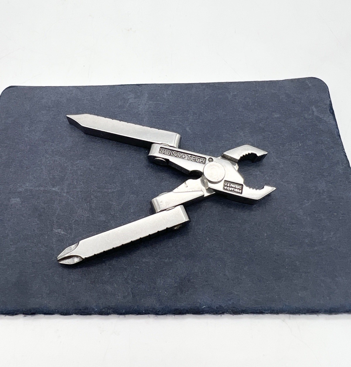 Vintage Swiss Tech Micro Plus Multi Tool Pliers Screwdrivers USA