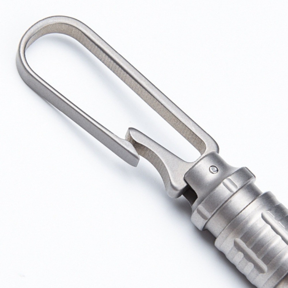 Titanium Alloy Quick Release Keychain Belt Clip Car Key Holder Ring EDC Durable