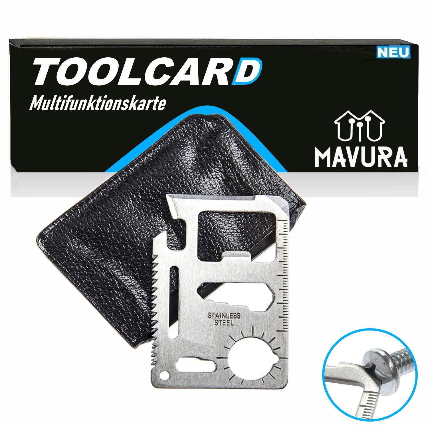 TOOLCARD Multitool Credit Card Knife Saw Opener Check Card Tool 14in1