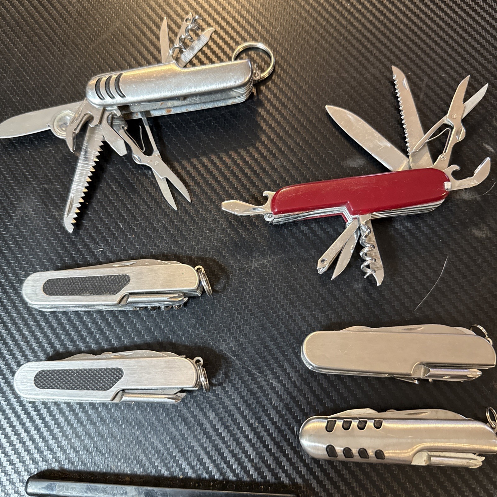 6 Multi Tool Folding Pocket Knife Outdoor Survival Compact Multitool