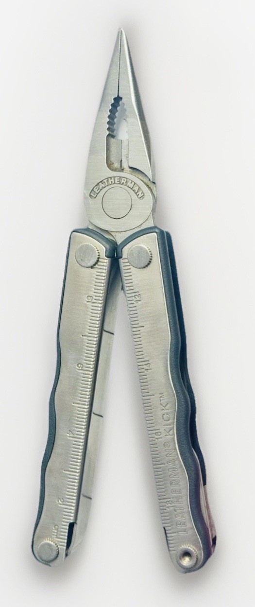 Leatherman Kick Multi Tool w/ Nylon Sheath Stainless USA Pliers Knife