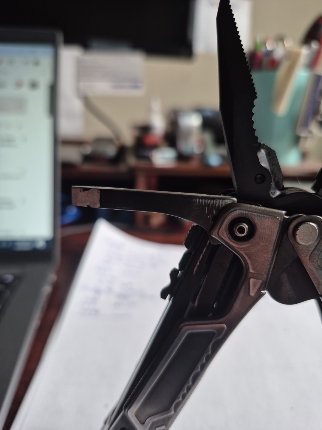 Leatherman One Hand Tool (OHT) Multitool Black Oxide
