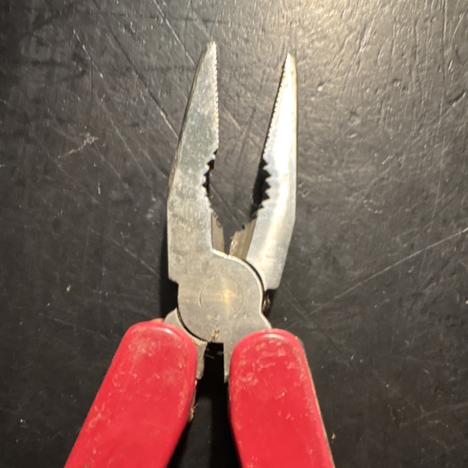 Multi-Tool Leathermen with 9 Functions Pliers Knife File Opener Red Handle