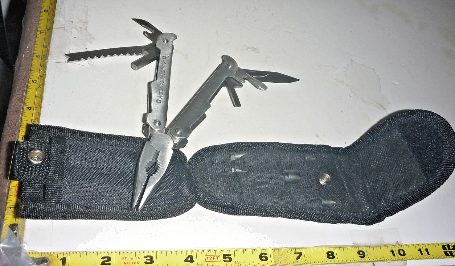 NWoT American Camper Folding Multi Camping Tool in Belt Case