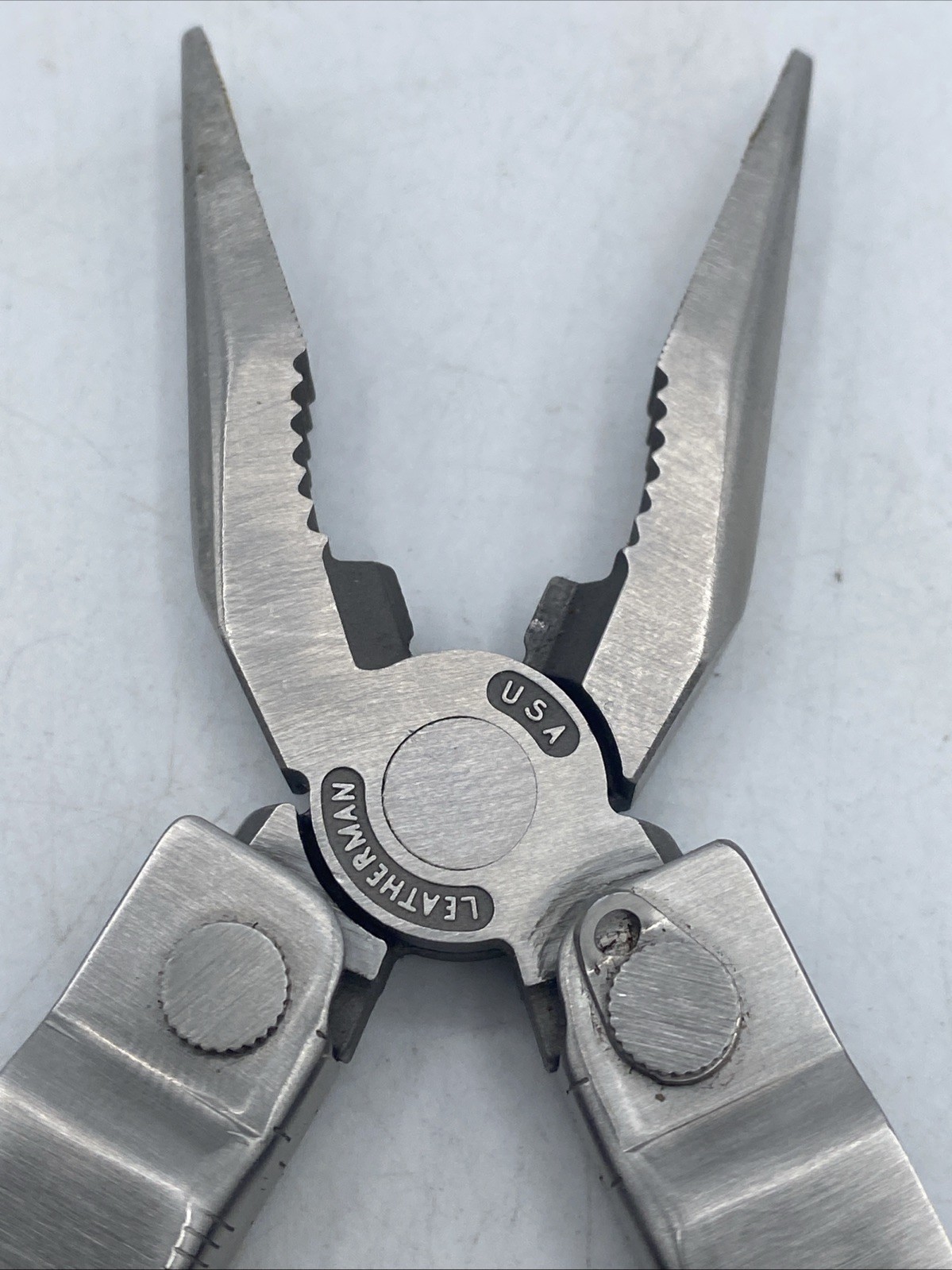 1995 Vtg Original Leatherman Multi Tool Portland Leather Sheath USA Gently Used
