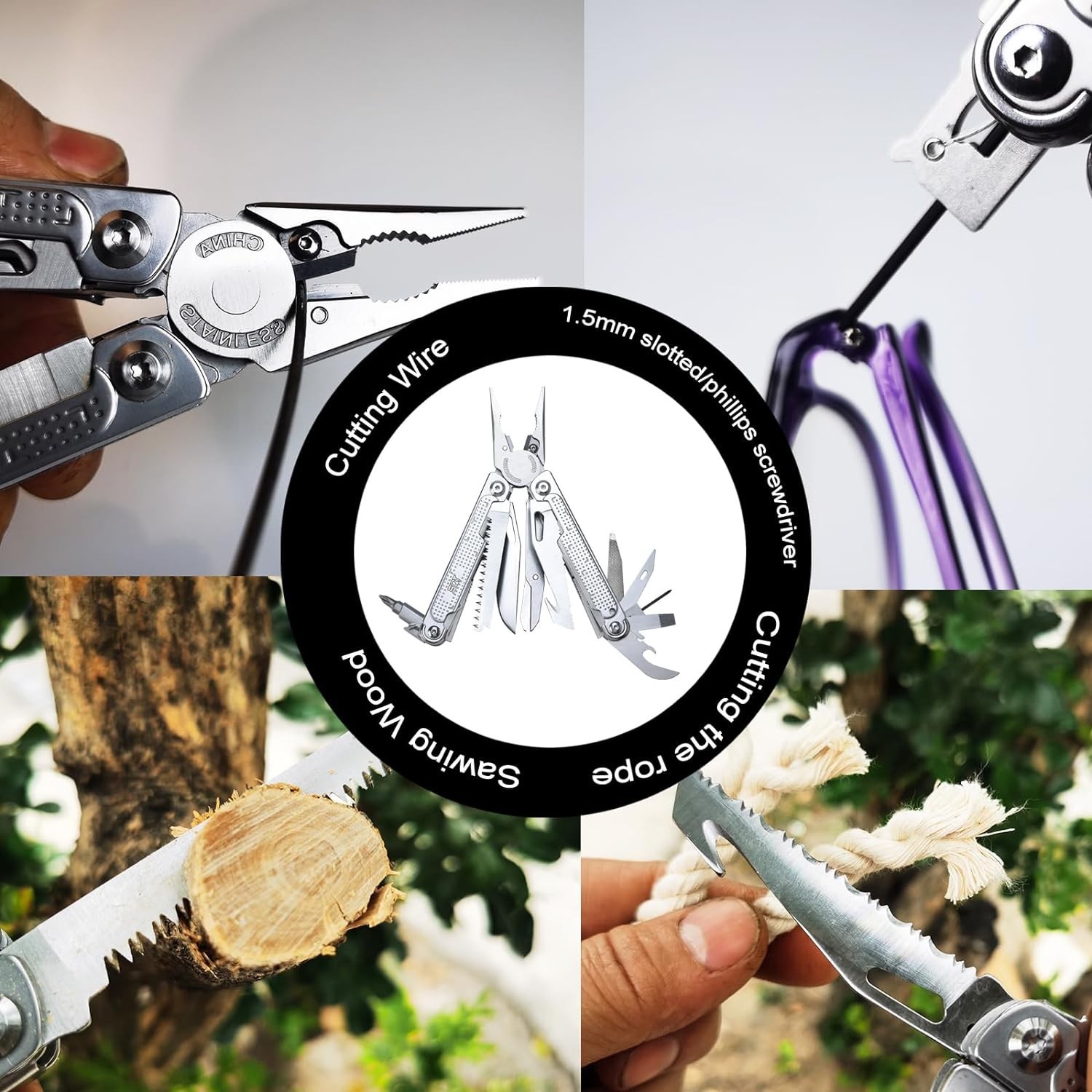 Versatile 20-in-1 Foldable Multitool – Perfect for DIY, Camping & Home Repairs