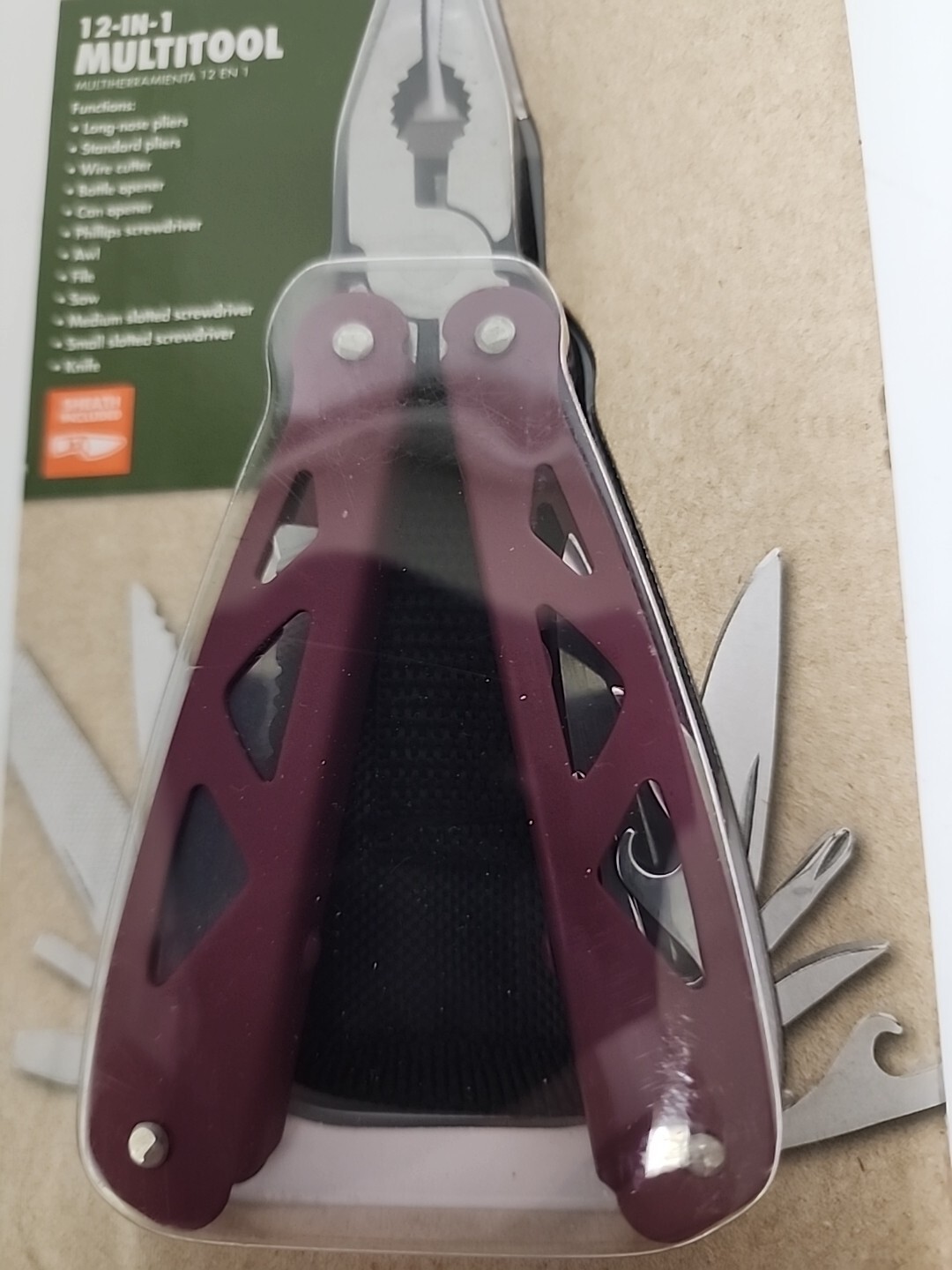 Ozark Trail 12-In-1 Multi-Tool with Sheath Hiking Outdoors Pocket Knife Camping