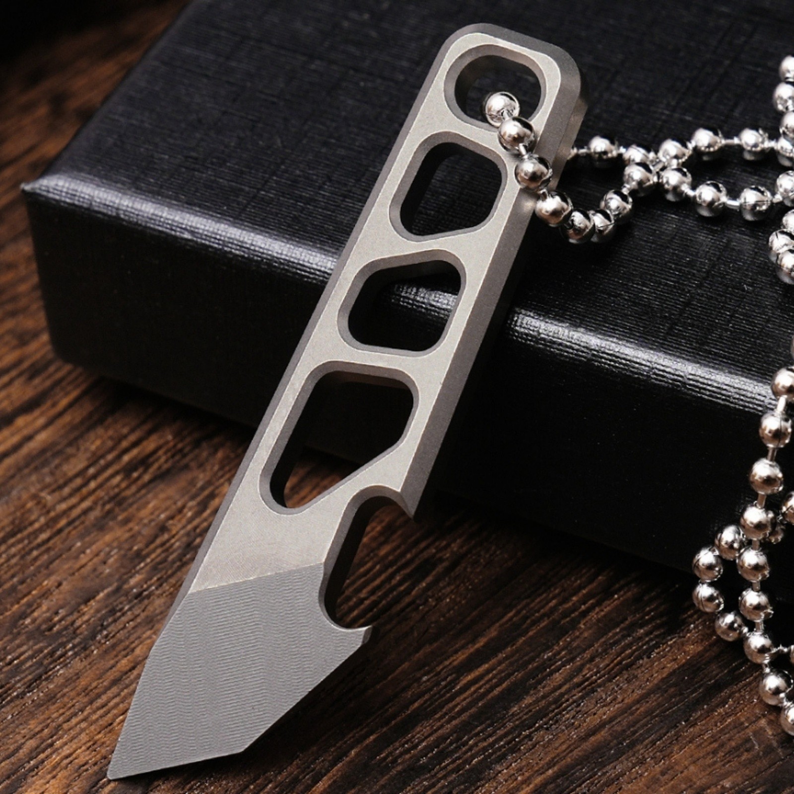 Titanium Alloy Mini EDC Crowbar Bottle Opener Pocket Tool Keychain Lightweight