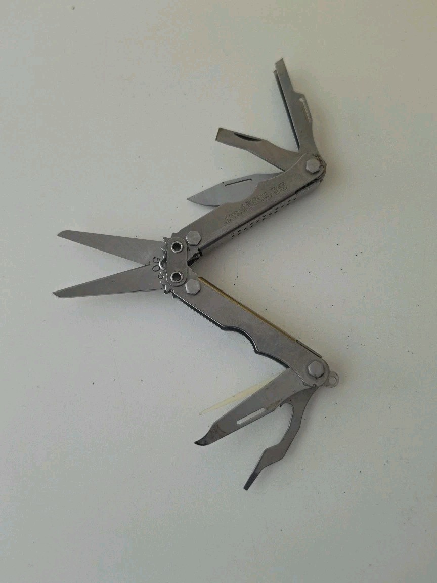 SOG Crosscut Stainless Steel Multi-Tool. 8 Tools Total