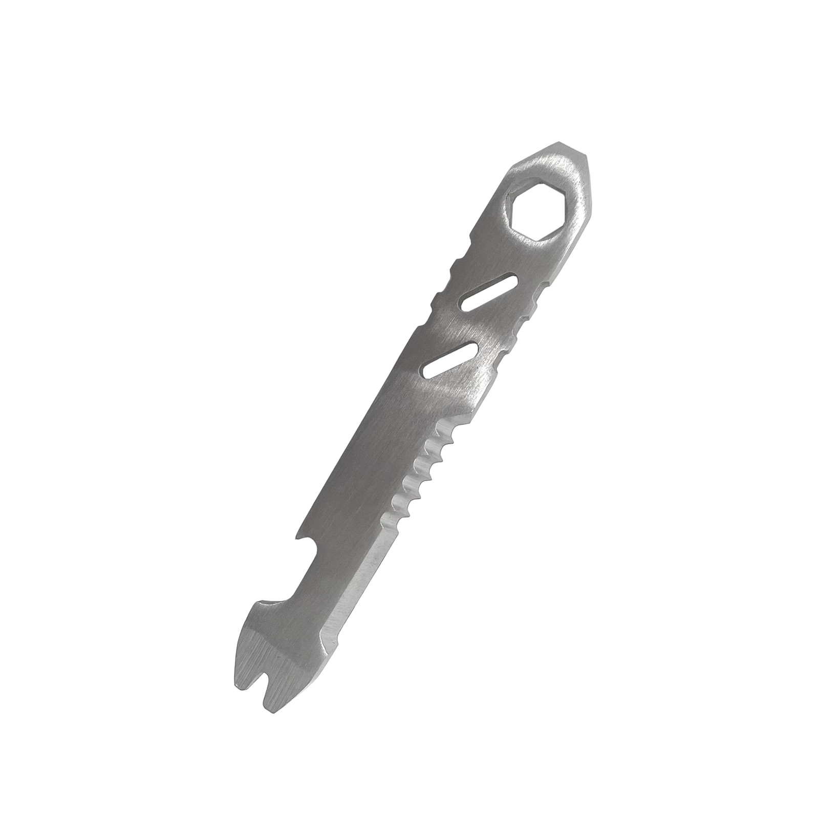 Mini stainless steel crowbar, multi-function Allen wrench, Bottle open