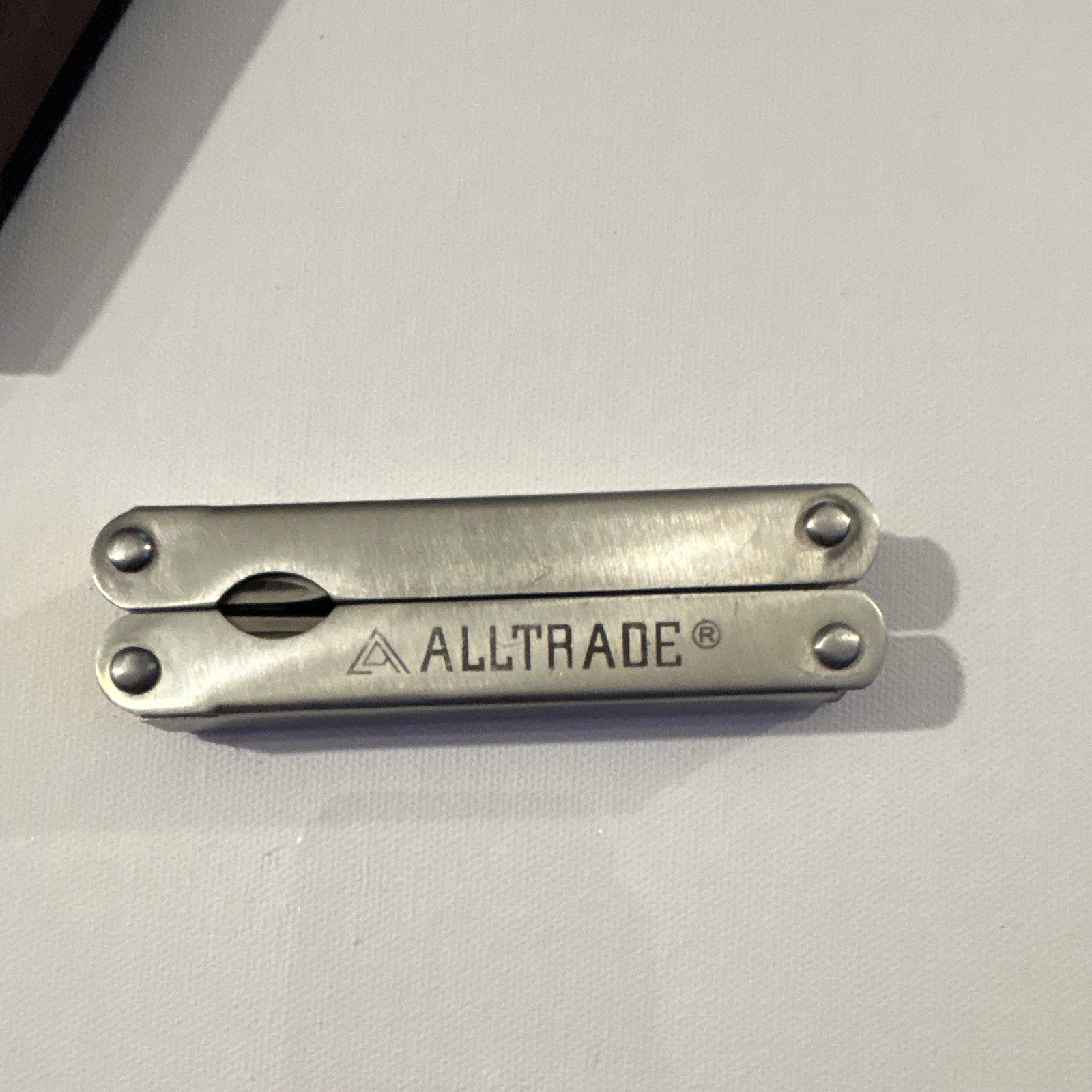 ALLTRADE Multi-Tool Stainless Steel, 8 Tools, Plier, Knife, Sheath Included