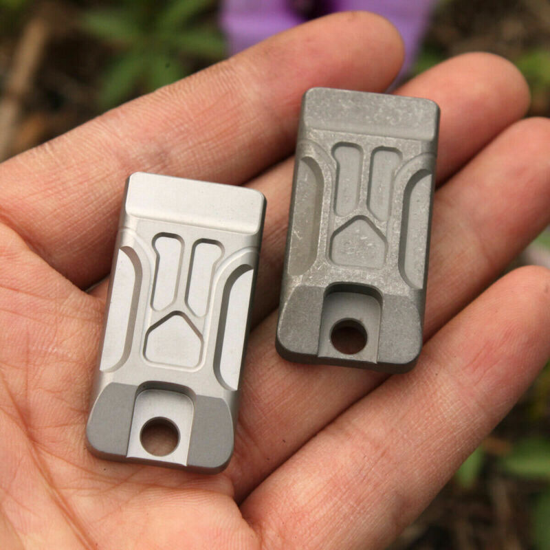 Twin Tubes SOS High Frequency Titanium Alloy Whistle Outdoor Survival EDC Tool