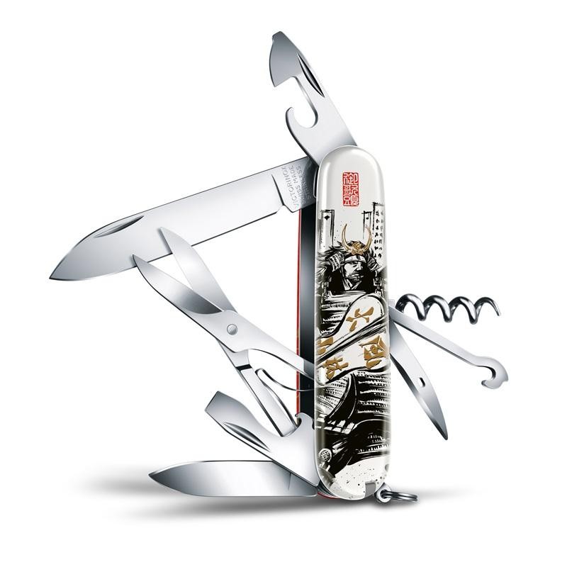 VICTORINOX Climber Sengoku Sumie Takeda Shingen Multi Tool Knife Ink Style Art