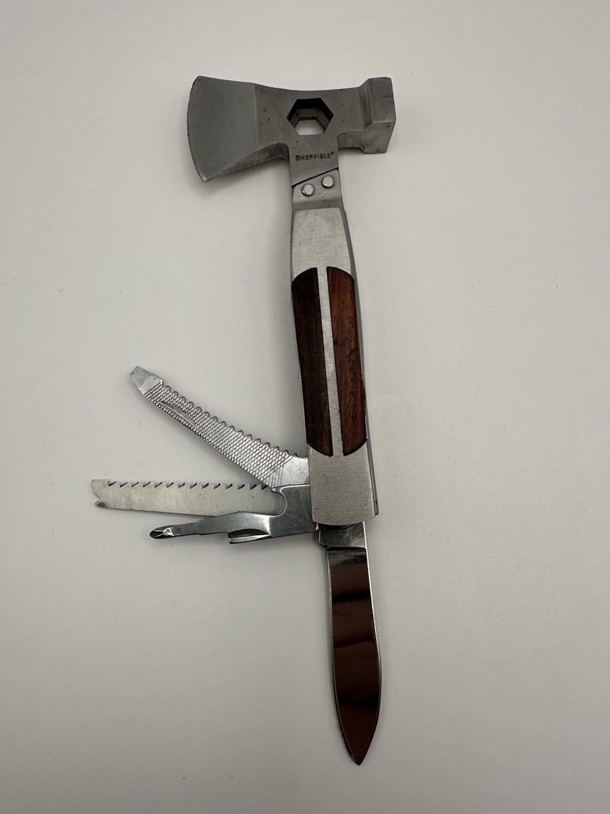 Sheffield Multi-Tool Hammer / Axe – Folding Camping Survival Tools