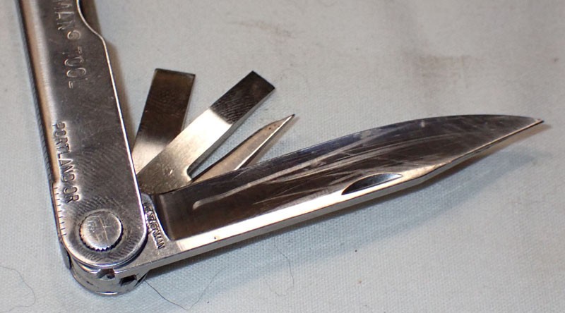 Leatherman PST, Original with leather Sheath & Rare Tool Adapter Kit