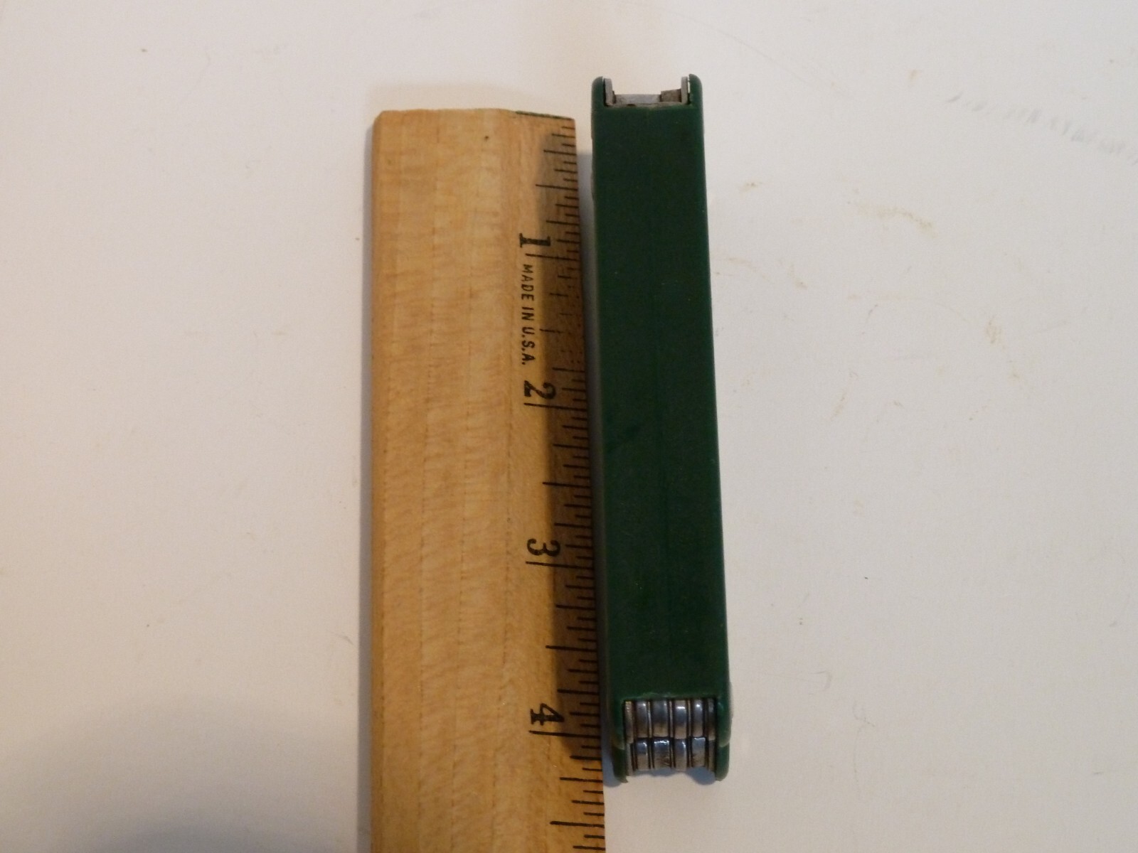 Green Plastic Handle Stainless Steel Multitool Marked KR