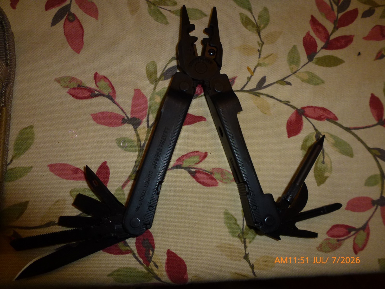 Leatherman Super Tool 300 EOD Multi Tool Black W/Molle Sheath and Clip Holster