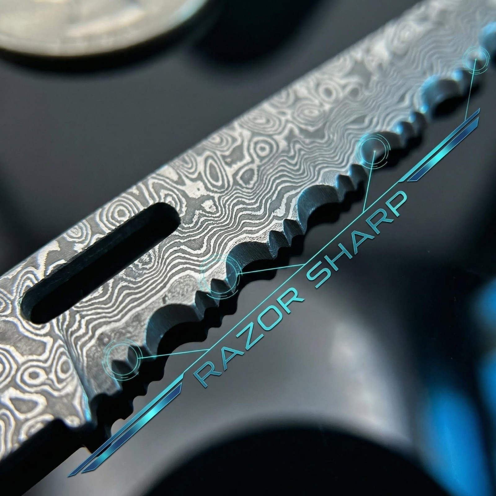 [USA Stock] Leatherman ARC Replacement Blade VG10 Damascus Fits P2 P4
