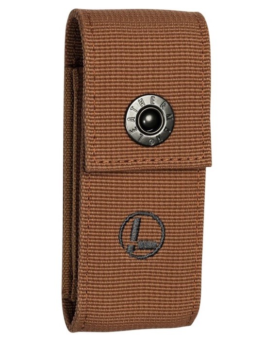 Leatherman Sienna Brown Nylon Sheath For Belt, Fits 3.25 – 4.5″ Tools – NEW