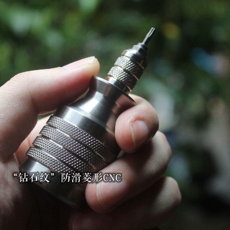 Titanium Alloy Modular Palm Screwdriver EDC Multi Tool Suction Portable Head