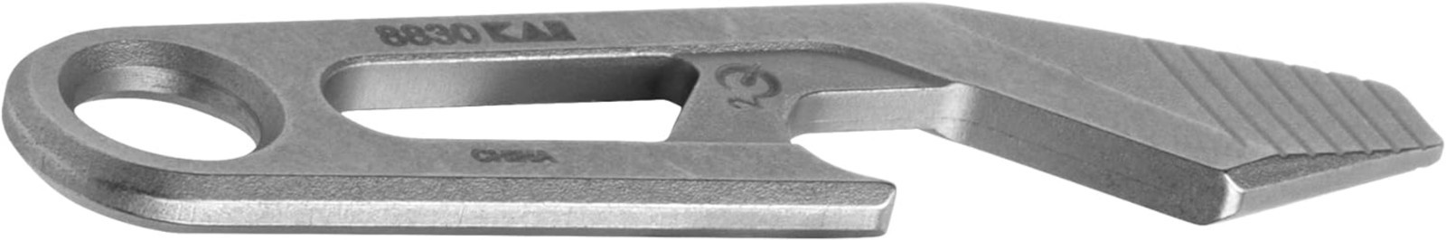Stainless Steel Keychain Multi-Tool: Bottle Opener, Screwdriver, & Pry Bar