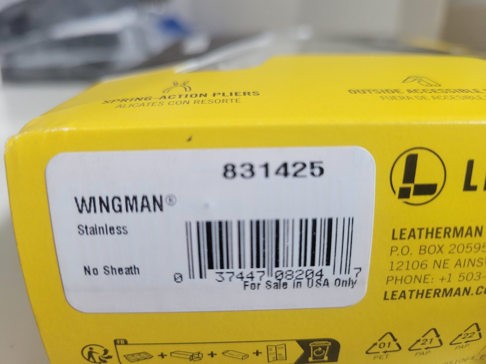 Leatherman Wingman 14 Tools Multi-Tool – Stainless Steel 831425
