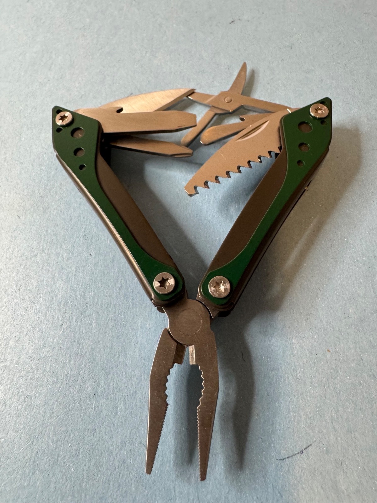 Cabela’s 7-in-1 Mini Multi-Tool Various Colors Keychain Carry Knife Pliers