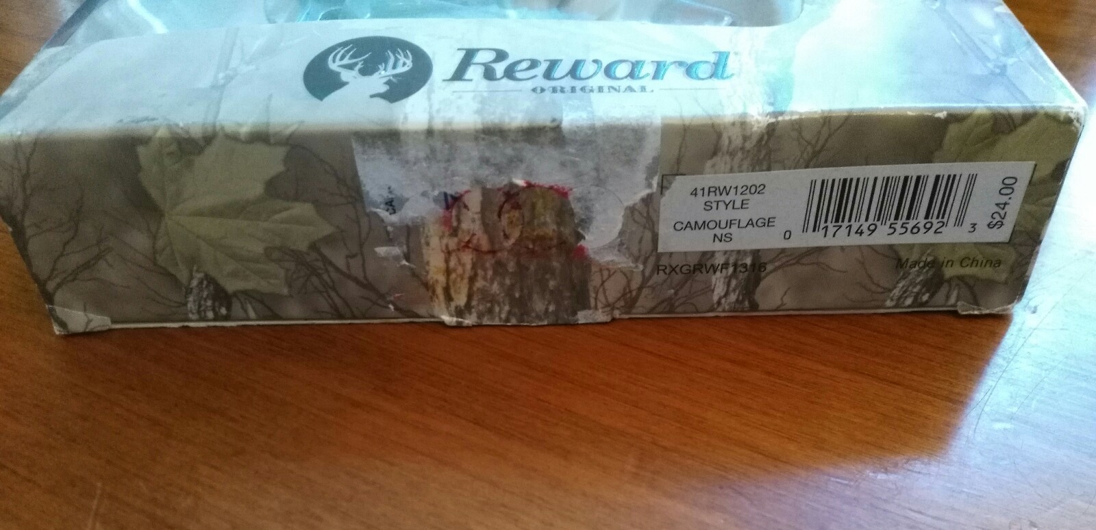 DELUXE TOOL REWARD ORIGINAL CAMOUFLAGE CAMPING KNIFE 10 USES