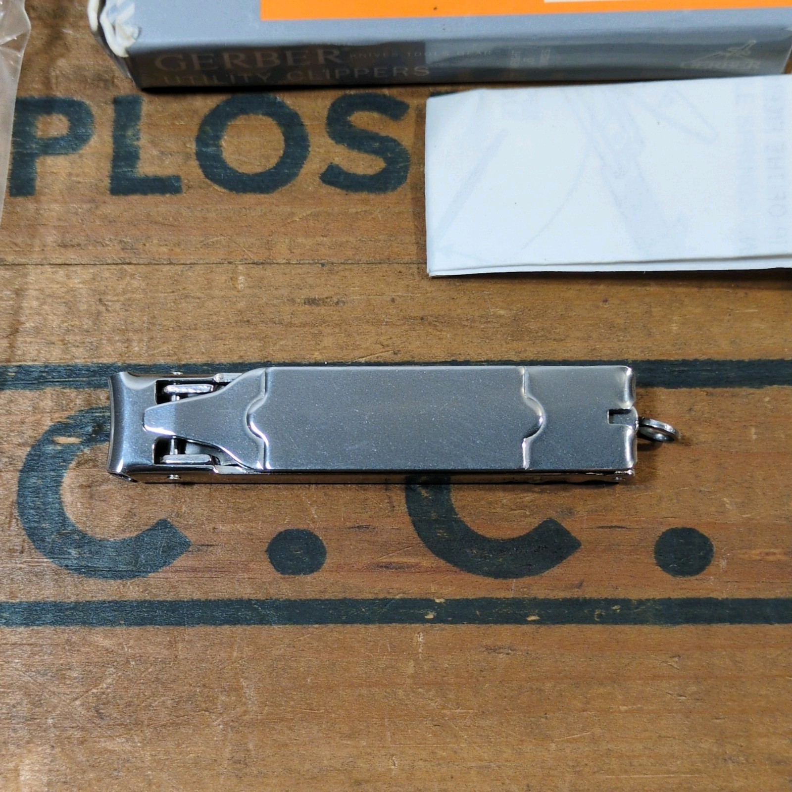 Gerber Utility Clippers W/ Key Ring, File, Screwdriver, Original Box