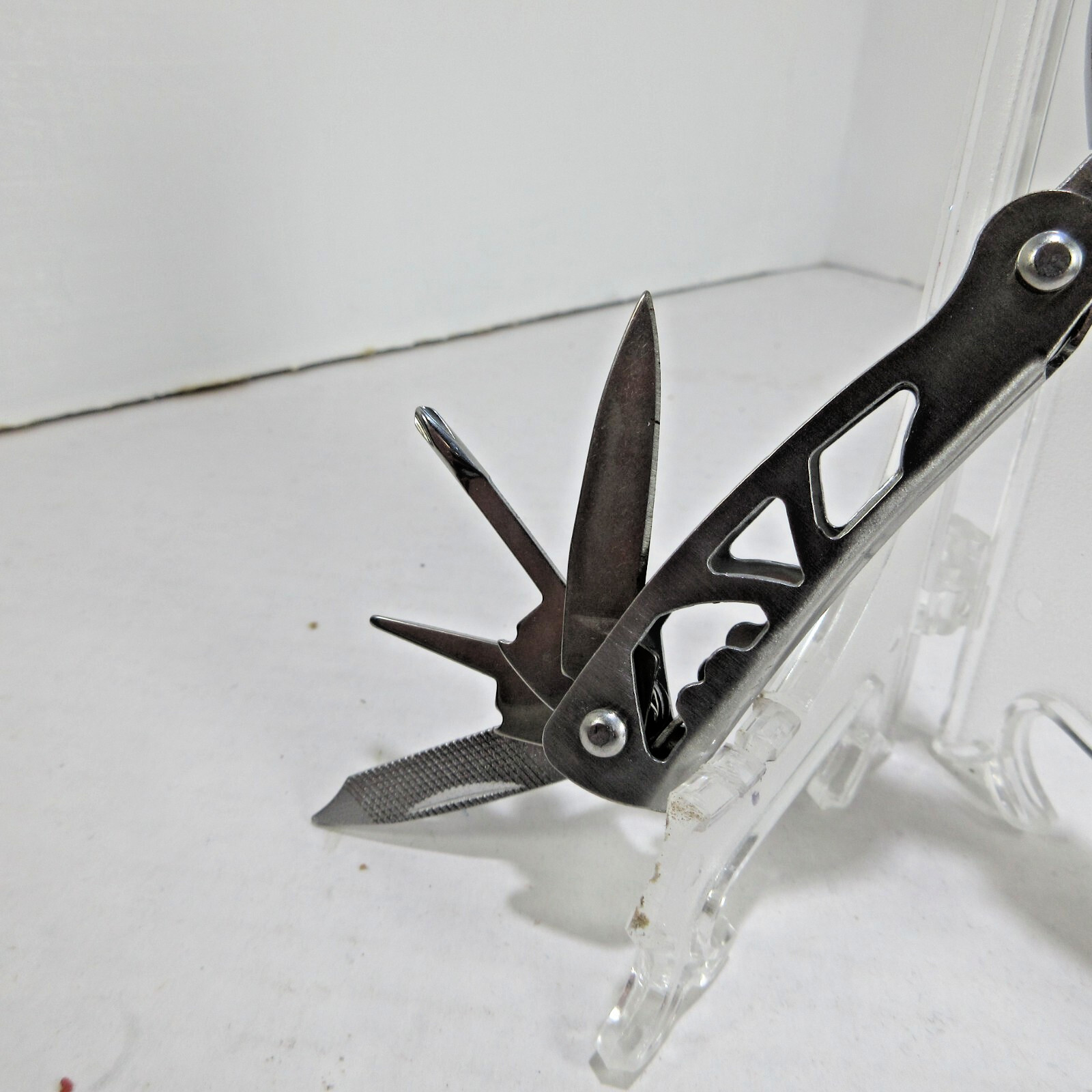 MULTI-TOOL 10-n-1 Stainless Steel with 10 Tools & Nylon Carry Pouch New