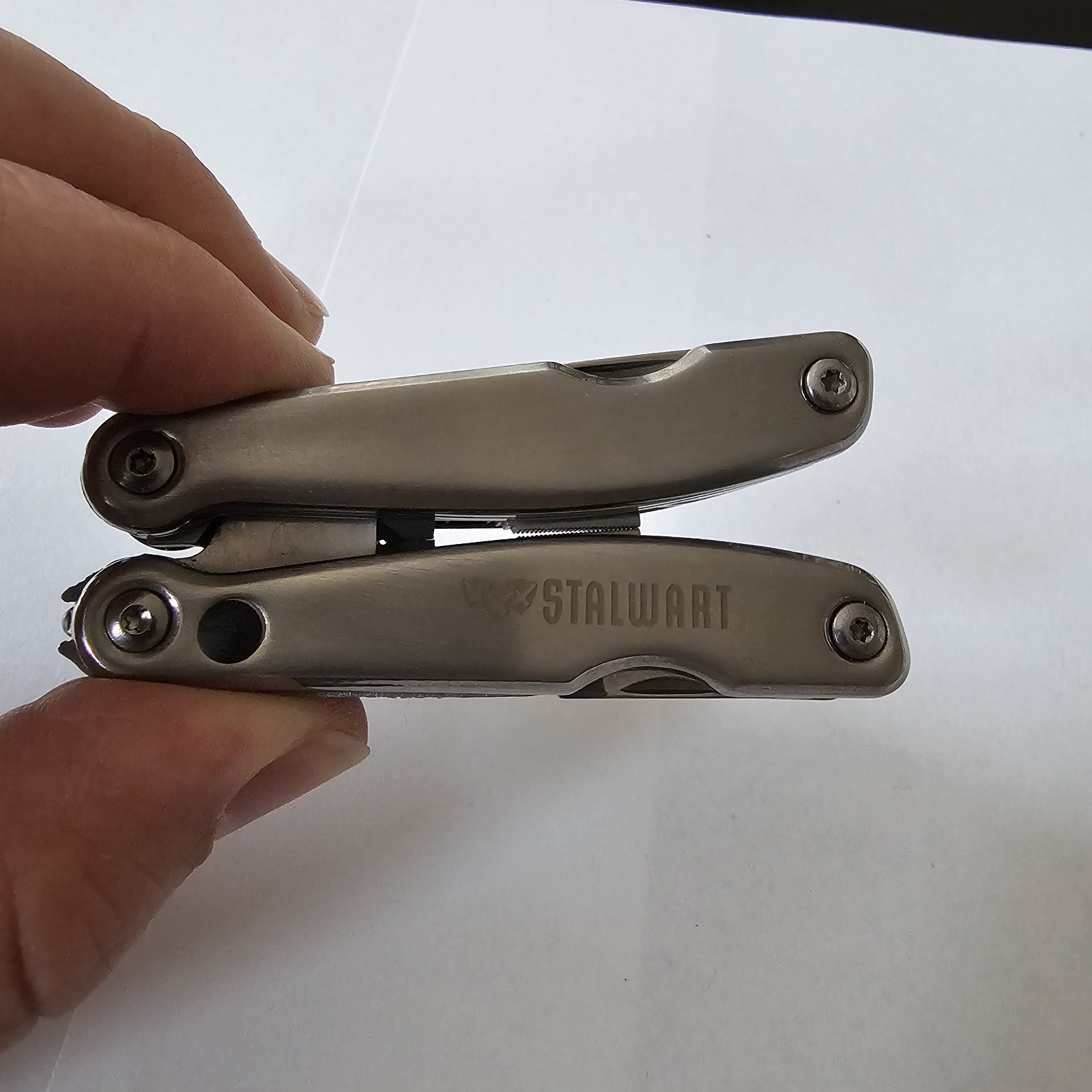 Stalwart Folding Pliers Multi Tool With Case New Old Stock Knife Saw