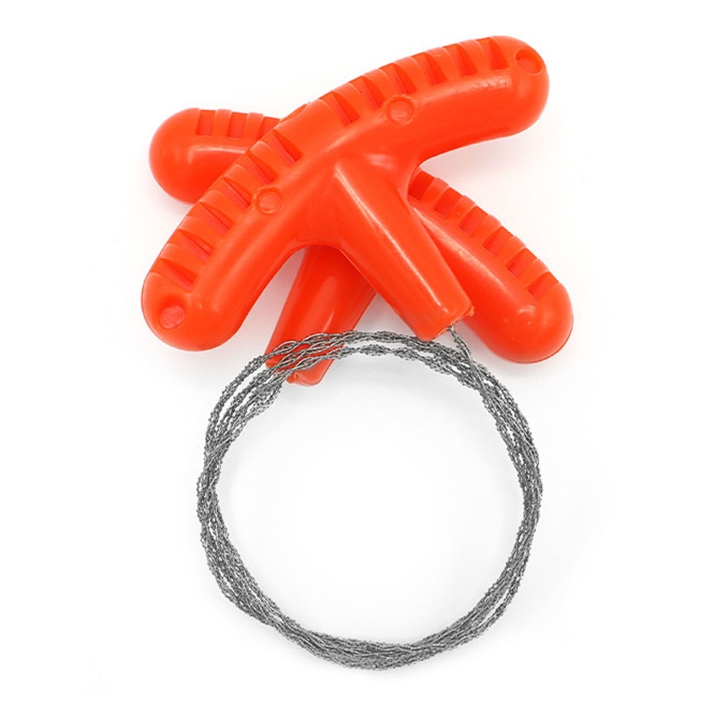 Spiral Wind Design Steel Wire Saw for Camping and Hiking Comfortable Grip