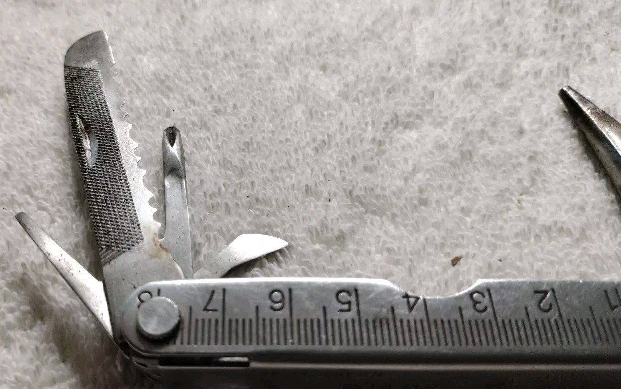 Unbranded 15 Function Stainless Steel Multi-tool With Ruler