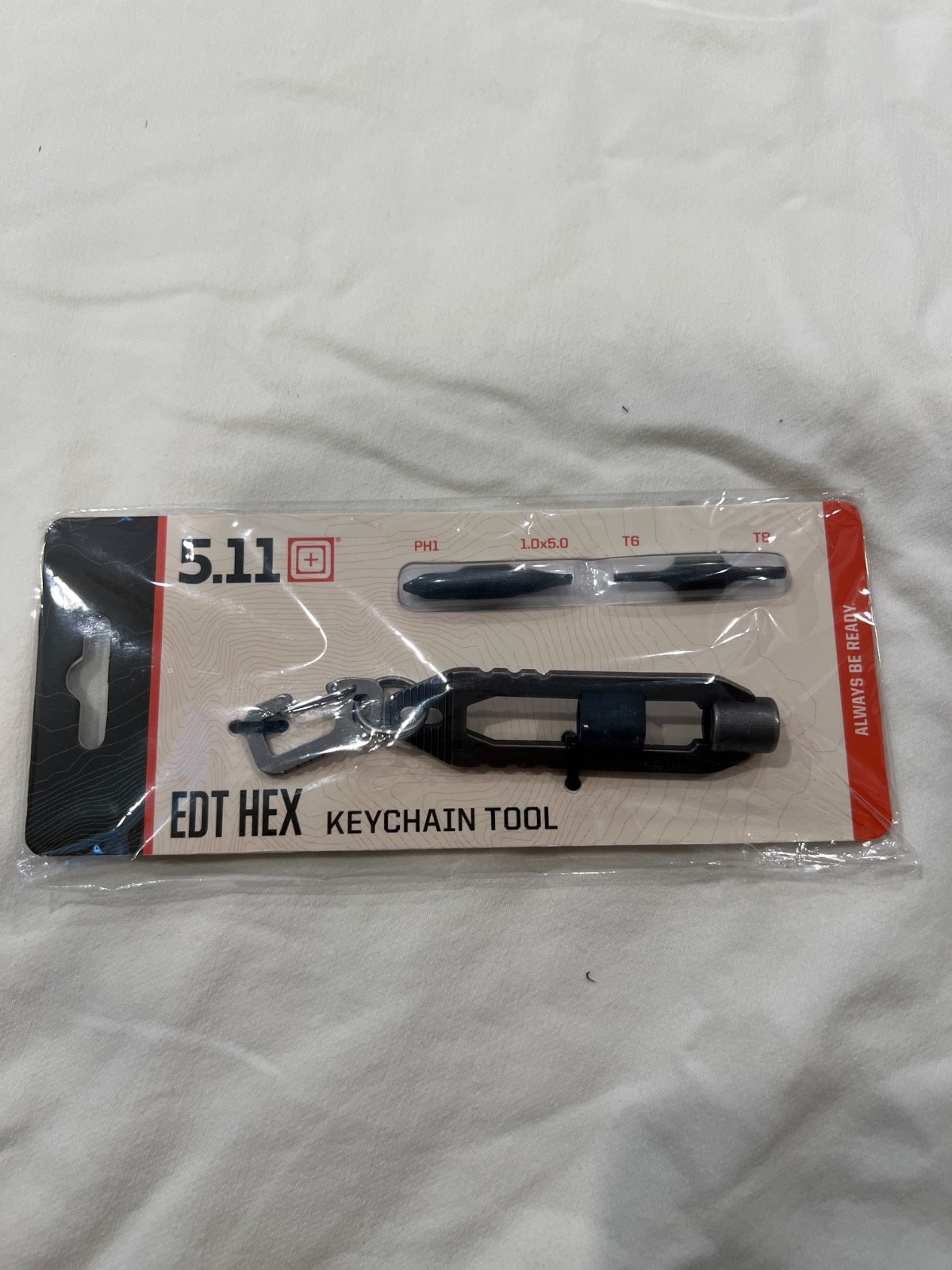 5.11 Tactical Black EDT HEX Style # 56672 (Carabiner Keychain Bit Driver)