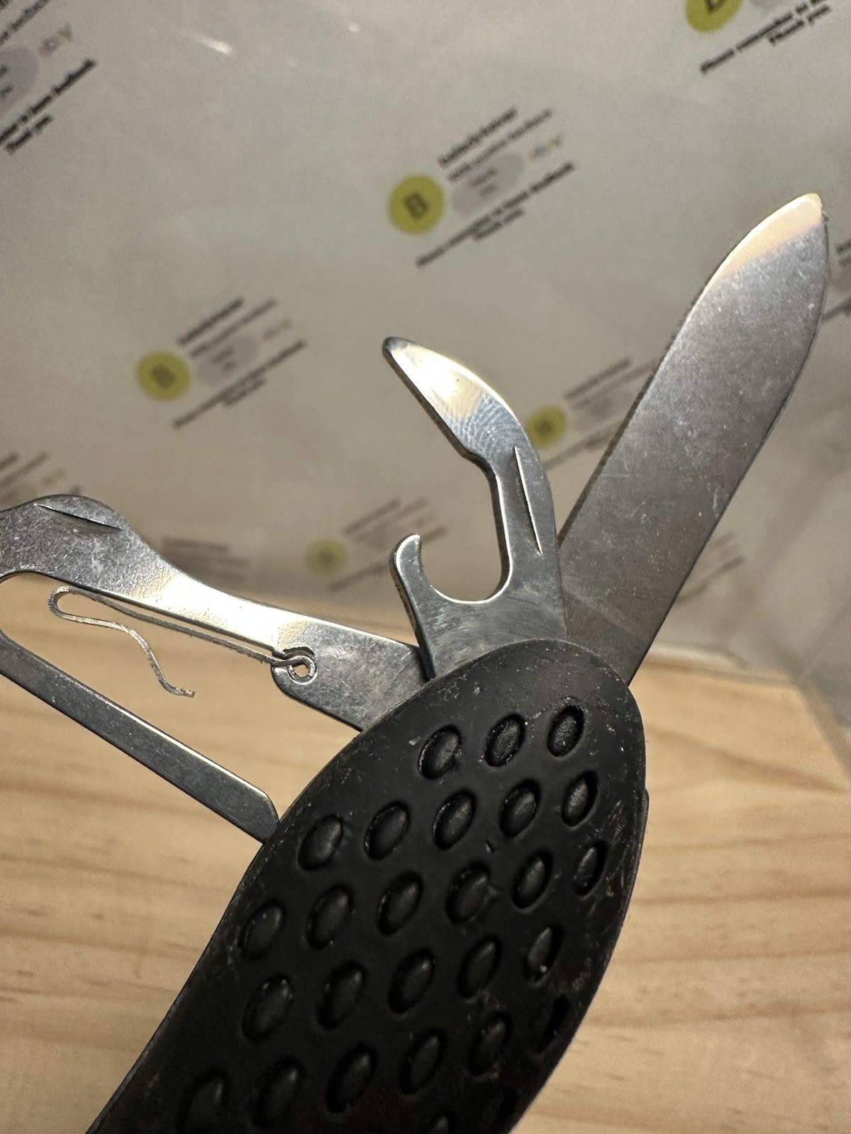 Rubber Handled Multitool 3.5” Closed