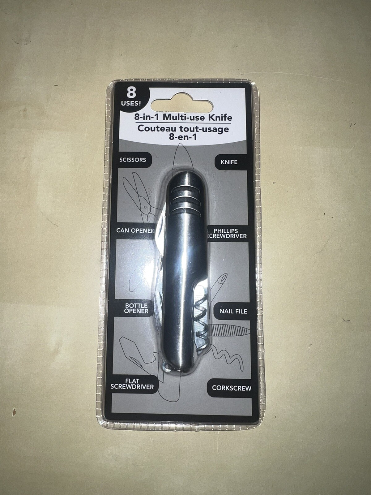 8-in-1 Multi-use Knife ( Pocket Knife)