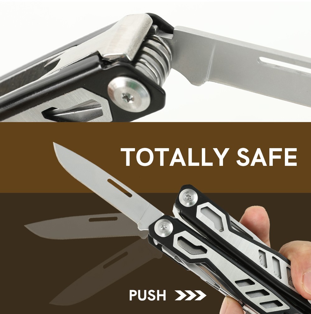 16-in-1 Multi-Tool Pliers Valentine’s Day Gift for Him, Pocket Camping Tools