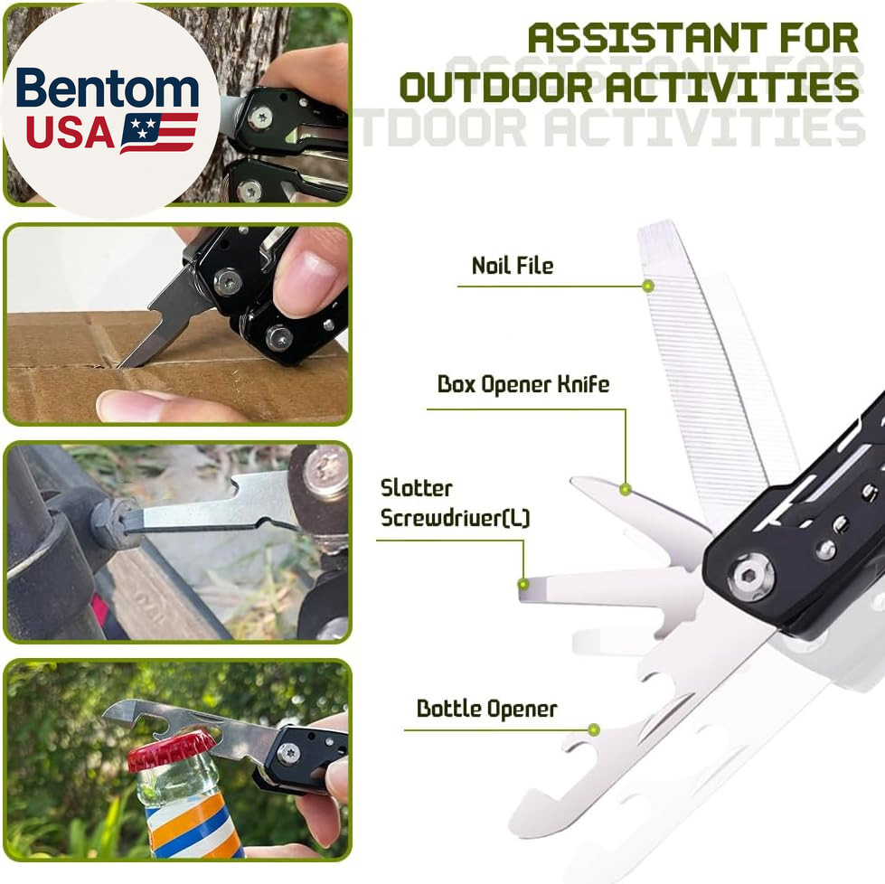 14 in 1 Multitool Pliers Gives One Whistle as a Gift, Professional Pocket Pliers