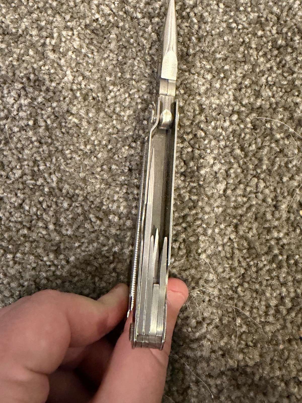 Cabelas Letherman Multi Tool Silver Made In USA Good Condition