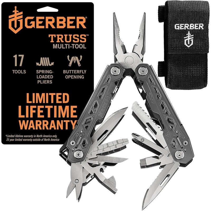 7-in-1 EDC Needle Nose Pliers Multi tool Pocket Knife Screwdriver Bottle Opener