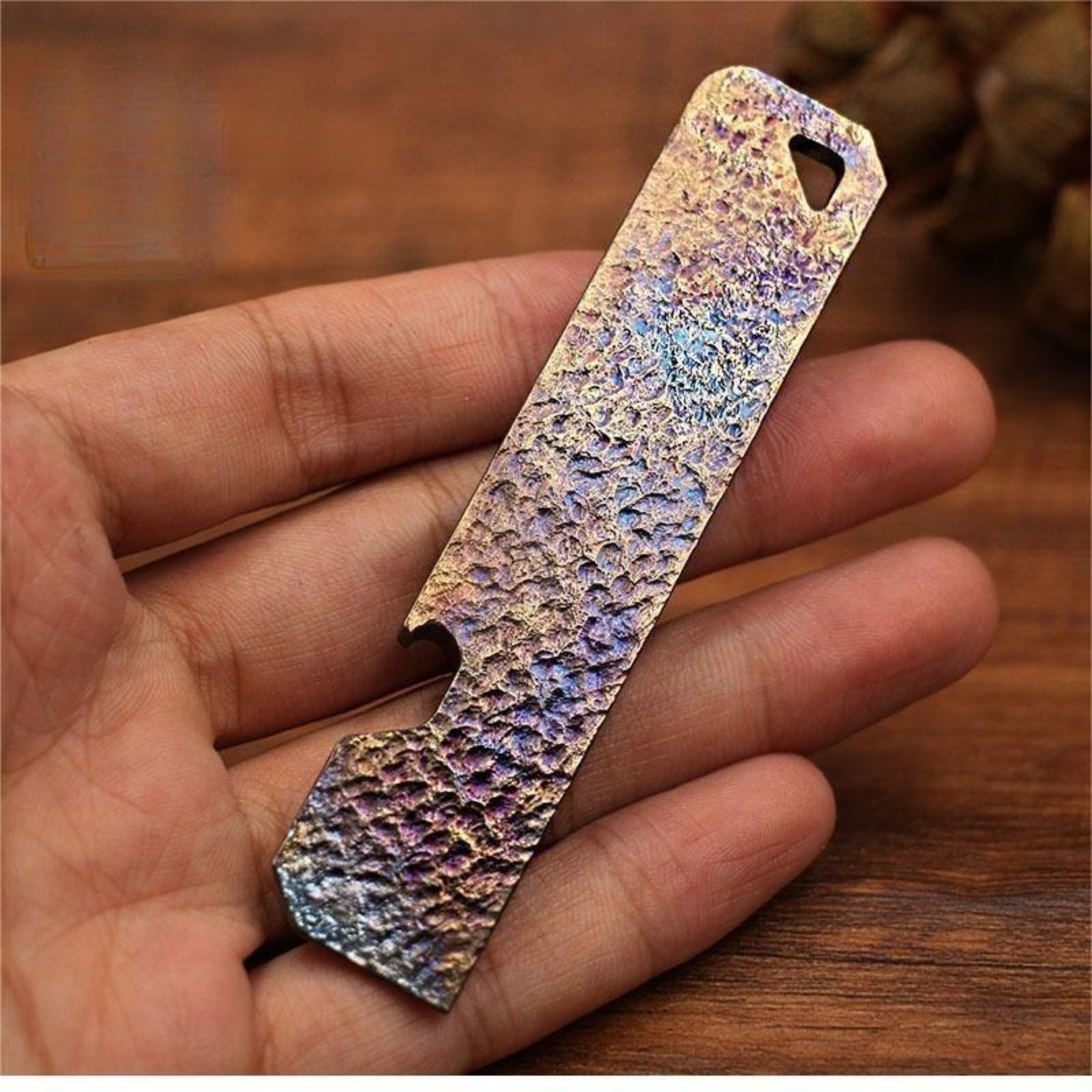 EDC Titanium Pry Bar Crowbar Pocket tool Outdoor Camping Multi Tools