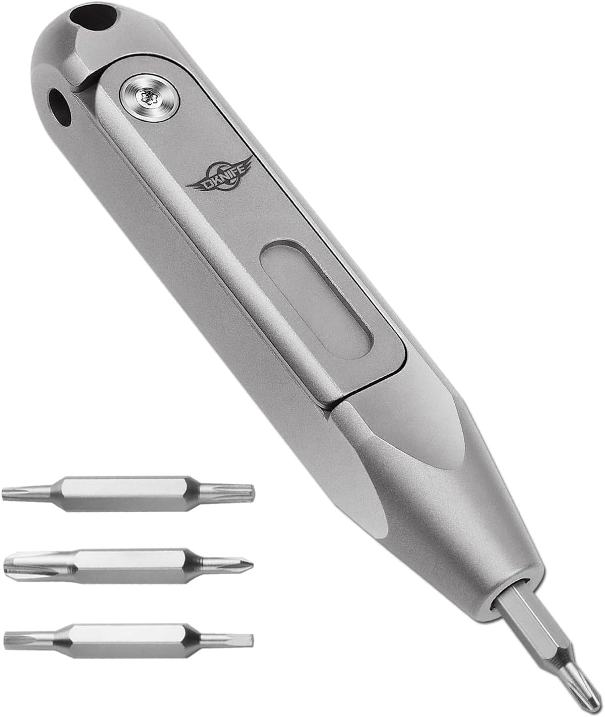 Otacle D1 Titanium Small EDC Multi Bit Pocket Screwdriver, 8 in 1 Mini Precision