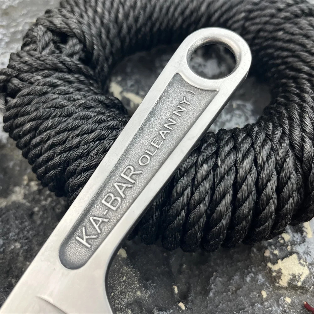 1119 Wrench-Style Outdoor Camping Knife 5Cr13MoV Steel Monoblock Blade Ideal for