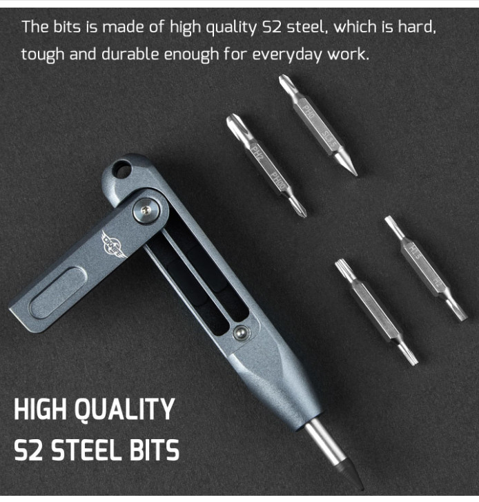 OKNIFE Otacle D1 Mini Precision Screwdriver Set, 9 in 1 EDC Multi Bit Pocket Scr