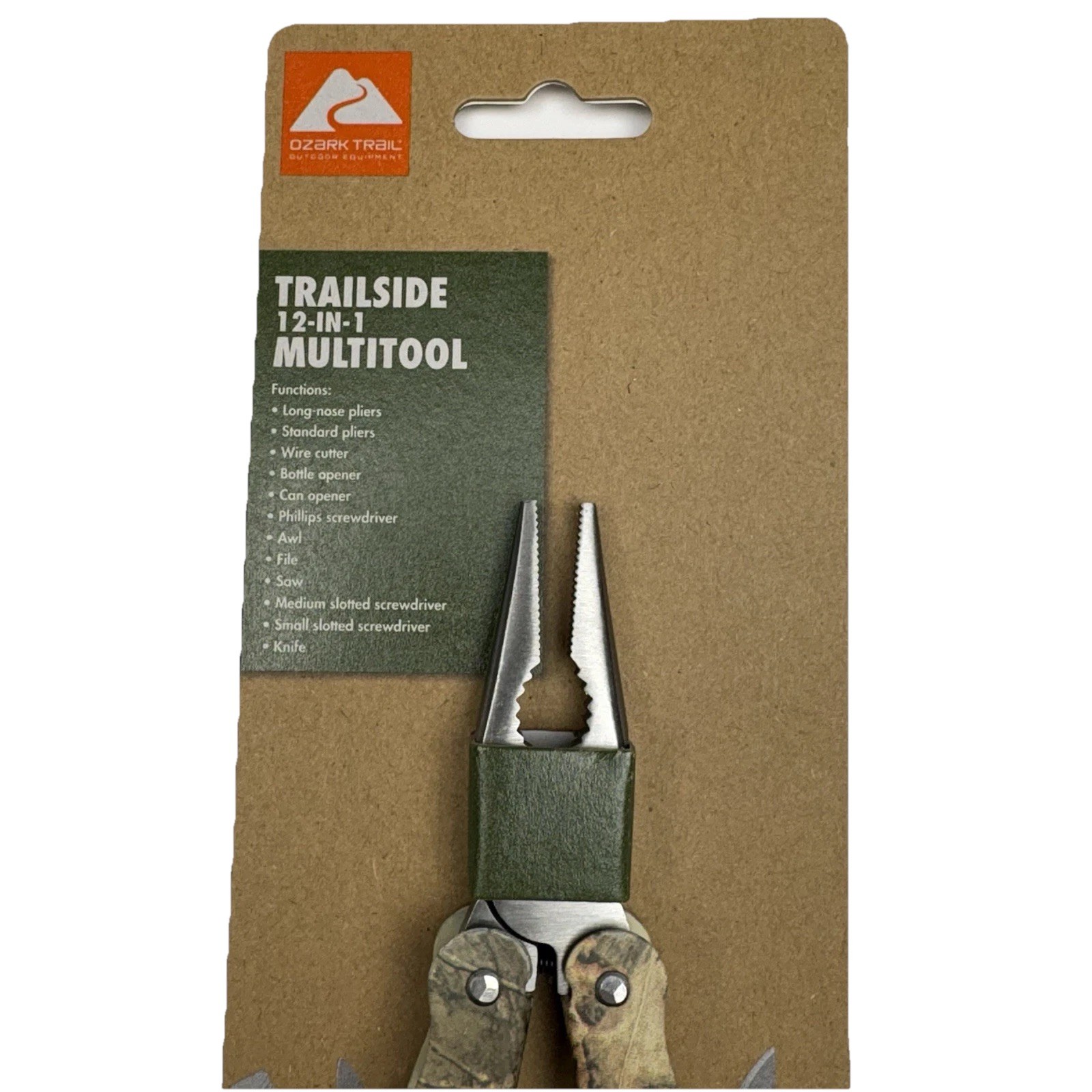 Ozark Trail Trailside 12-in-1 MultiTool Camo Finish 6122